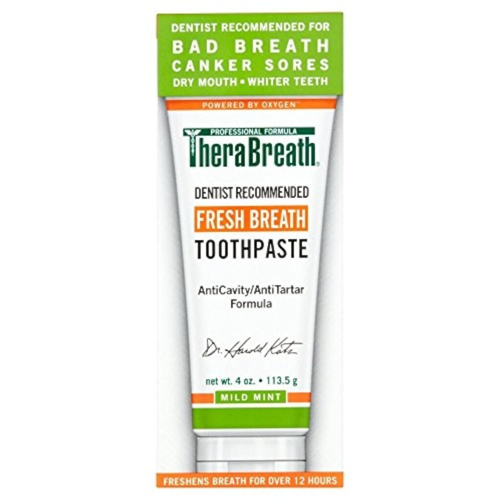 TheraBreath Fresh Breath Dentist Formulated Toothpaste