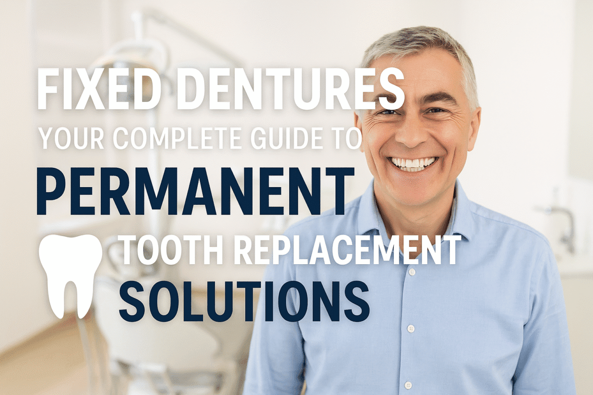 Fixed Dentures Guide 2025: Permanent Tooth Replacement Solutions