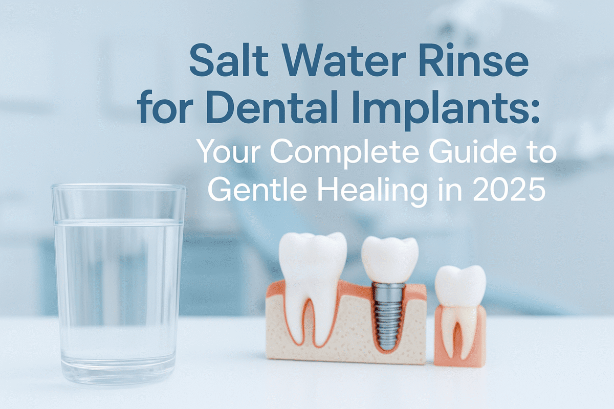 Water Rinse Salt Water Rinse for Dental Implants: Complete 2025 Care Guide