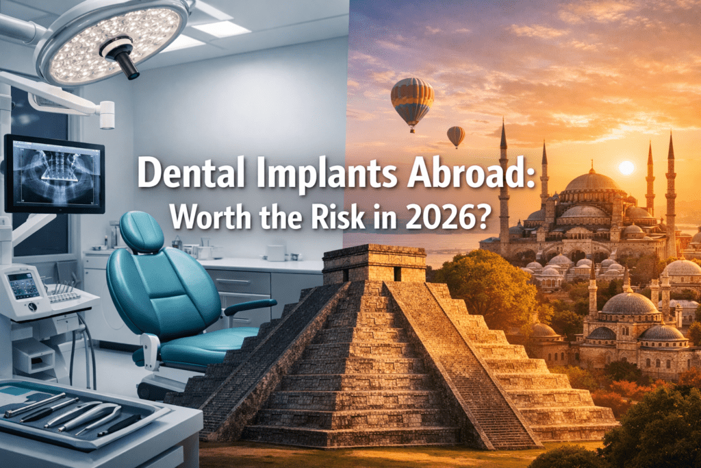 Is getting dental implants abroad (Mexico/Turkey) actually worth the risk?