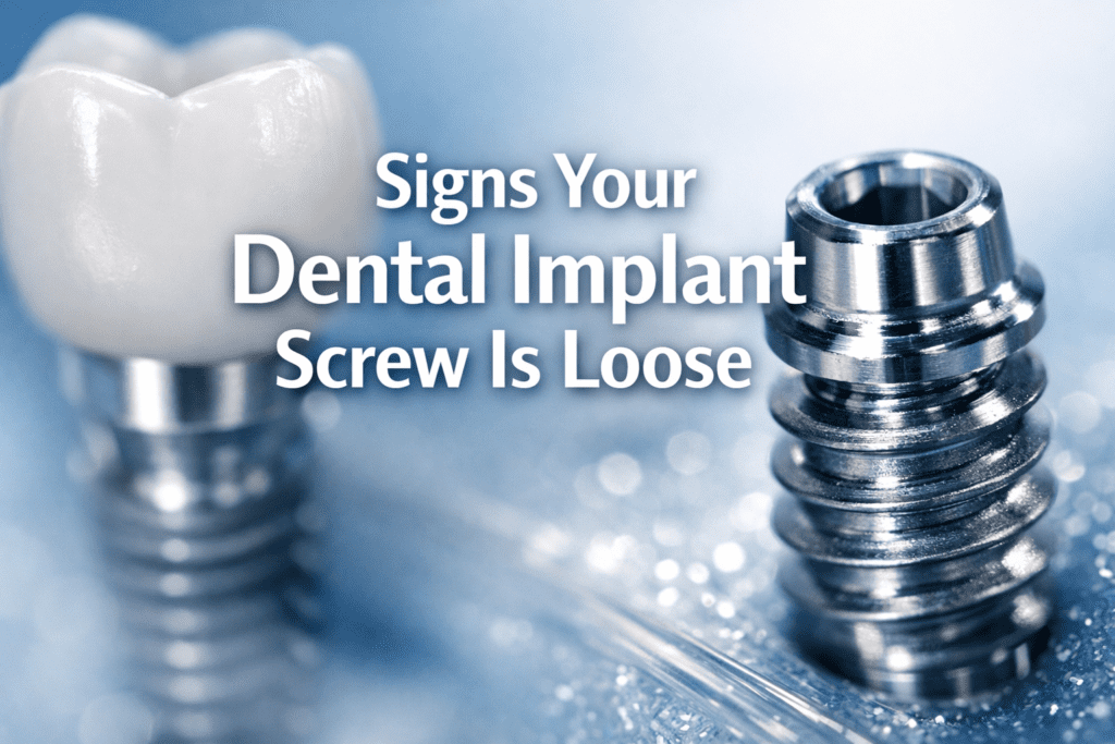 Signs Your Dental Implant Screw Is Loose