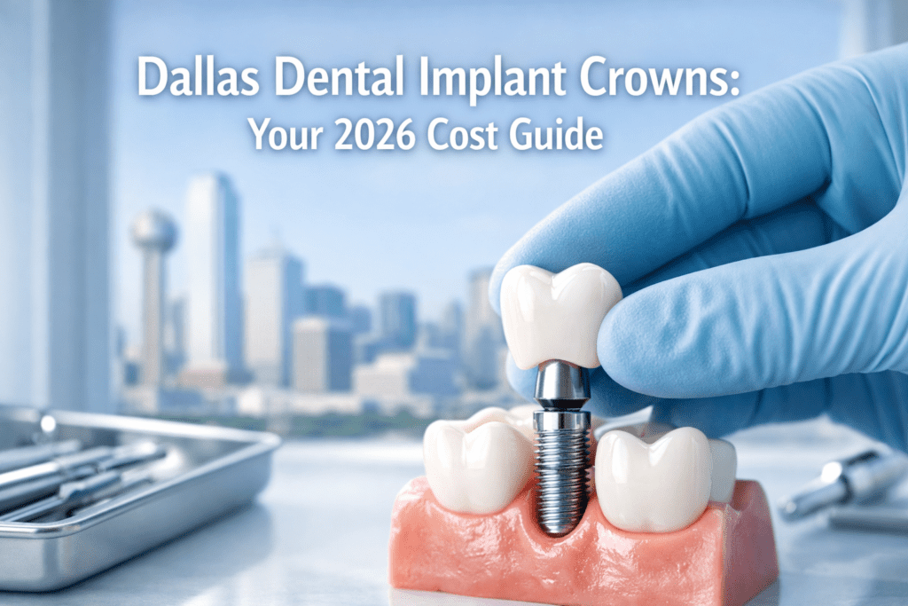 dental implant crown replacement cost dallas
