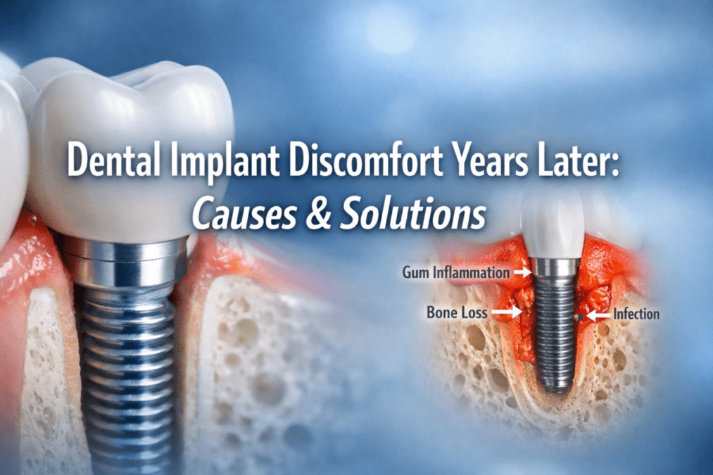 Dental Implant Discomfort Years Later: Causes & Solutions