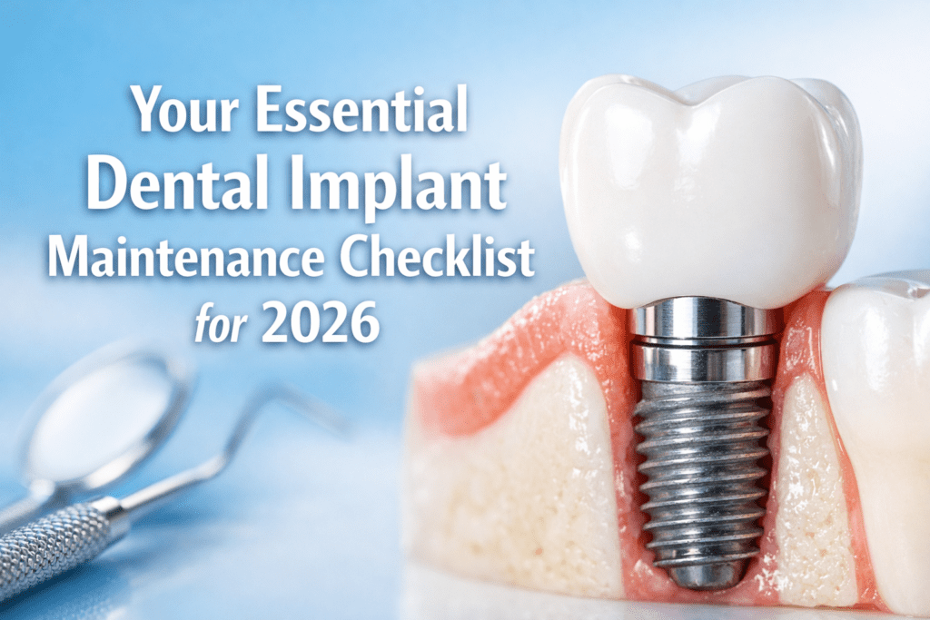 dental implant maintenance checklist