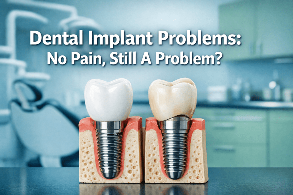 dental implant problems no pain