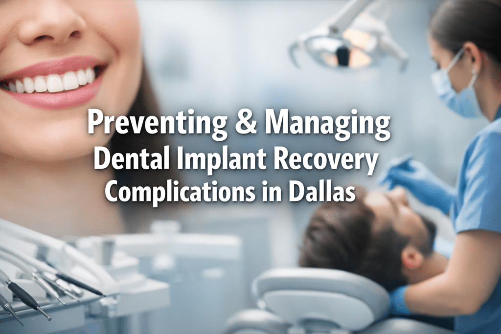 dental implant recovery complications dallas
