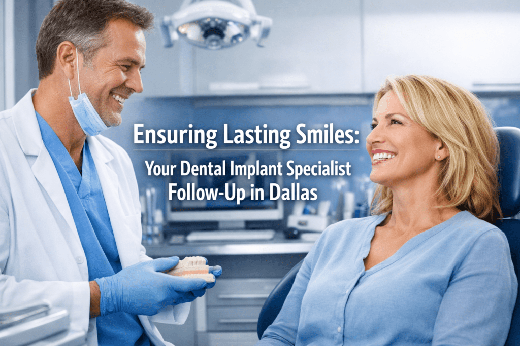 dental implant specialist follow up dallas