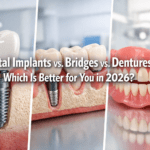 dental implant vs bridge vs denture which is better