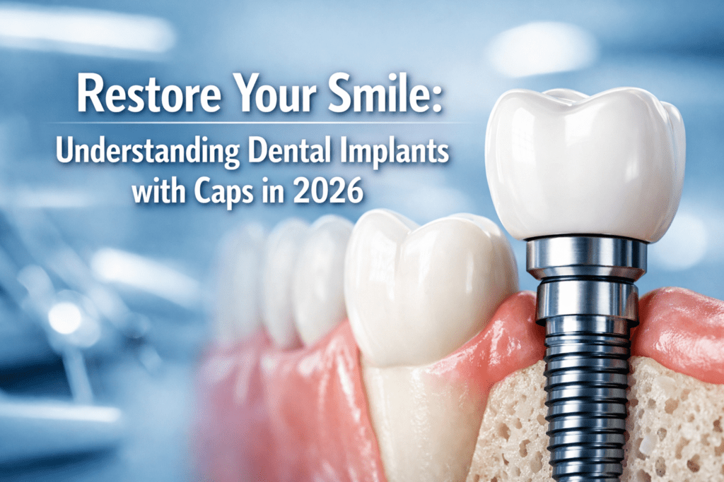 dental implant with cap