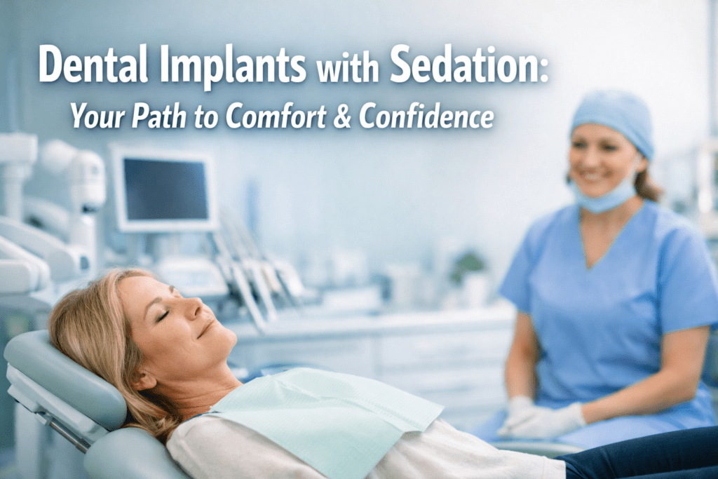 dental implant with sedation twilight sleep