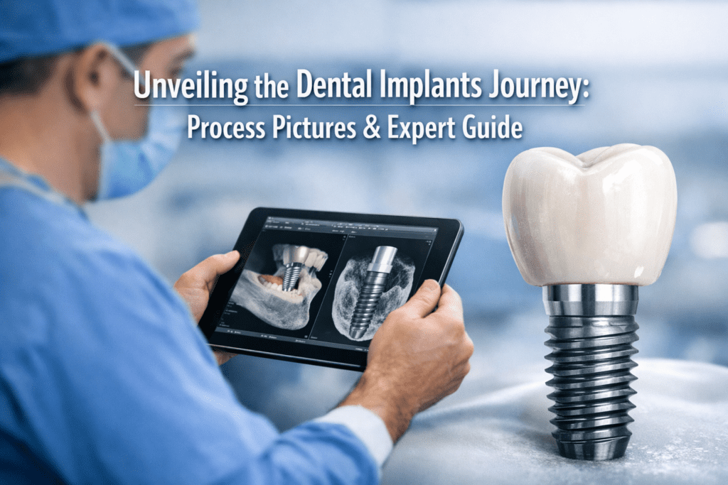 dental implants process pictures