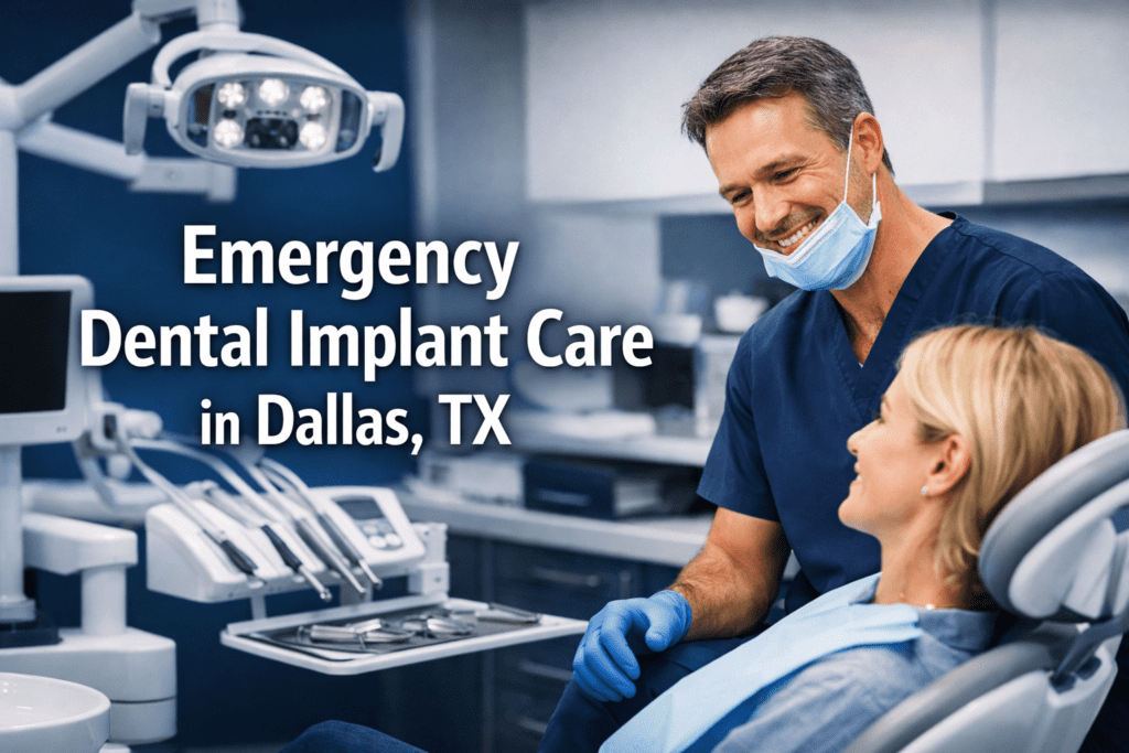 emergency dental implant care dallas