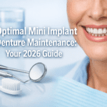 mini implant denture maintenance
