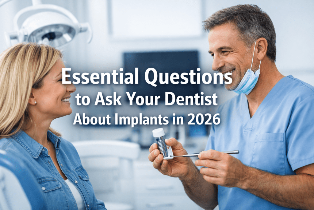 questions to ask dentist about implants
