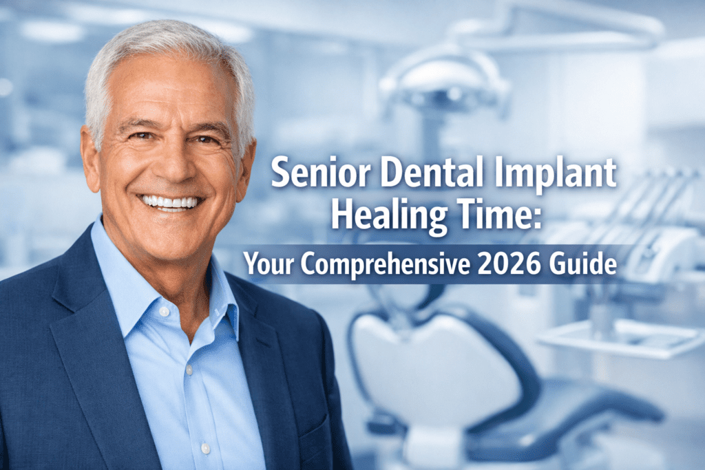 senior dental implant healing time