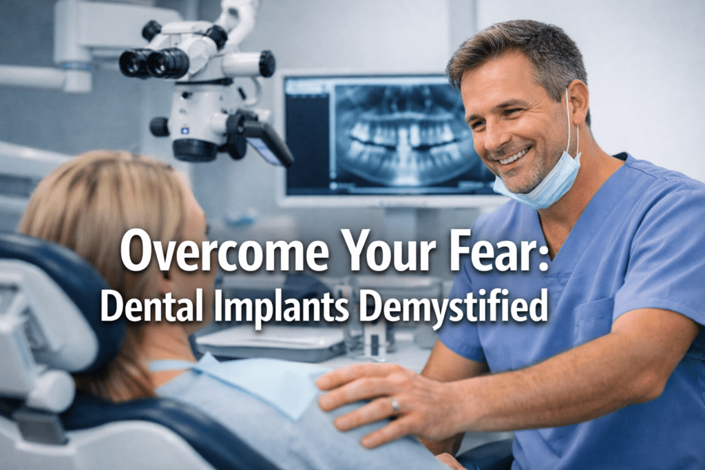 terrified of getting dental implant