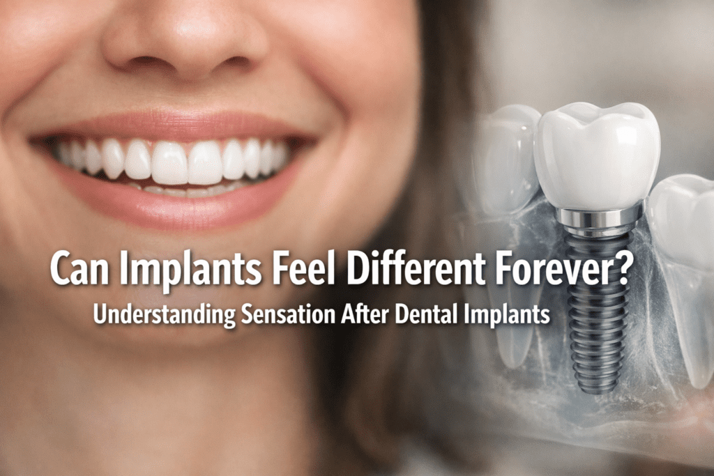 Can implants feel different forever