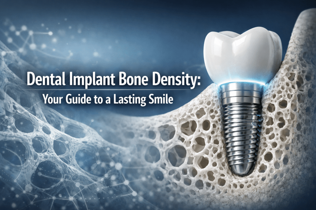 Dental implant bone density requirements