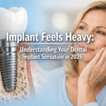 Implant feels heavy