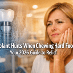 Implant hurts when chewing hard food