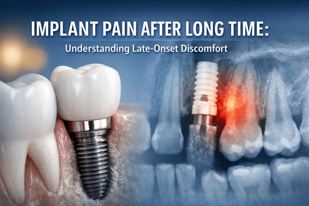 Implant pain after long time