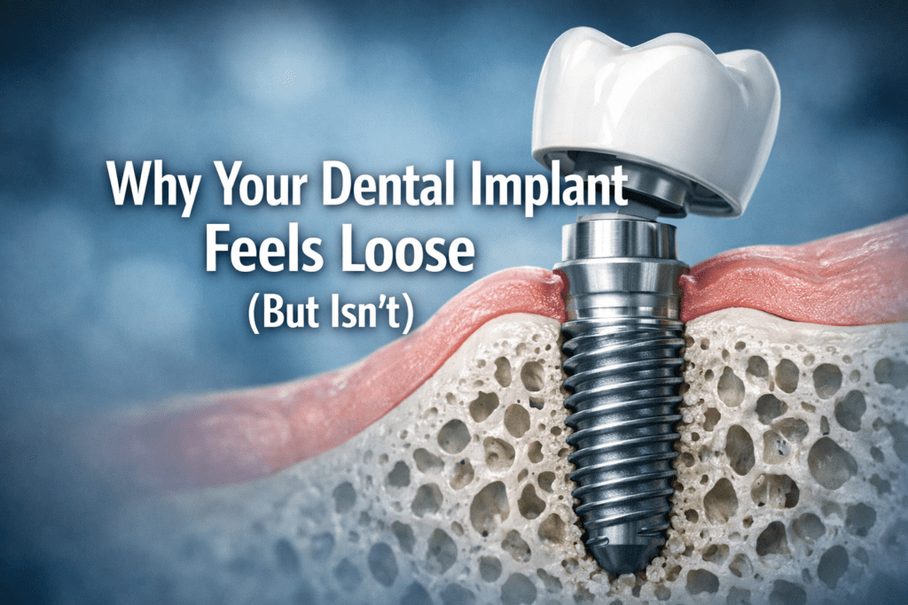 Why implant feels loose but isn’t