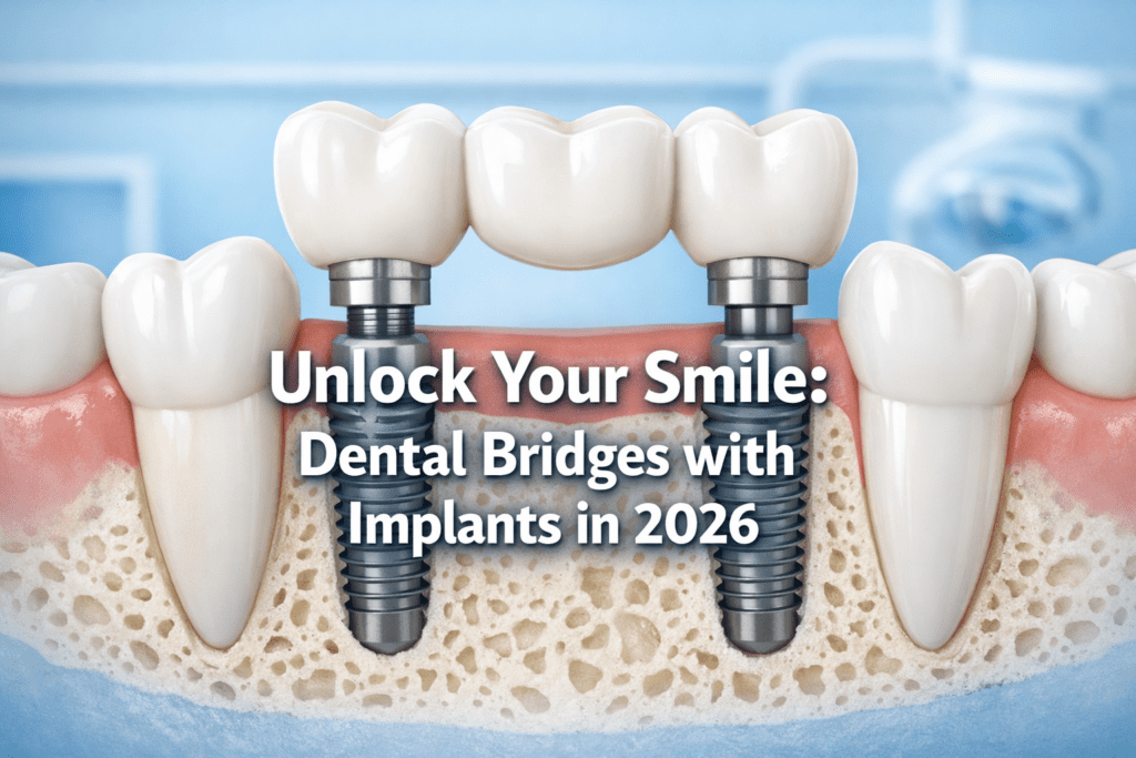 dental bridge with implants