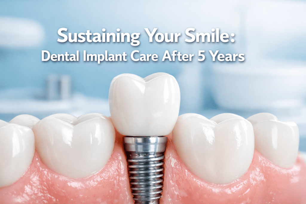 dental implant care after 5 years