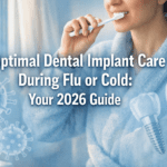 dental implant care during flu or cold
