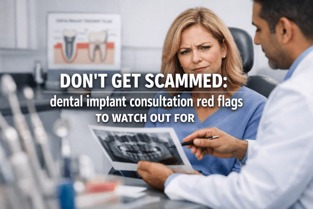 dental implant consultation red flags