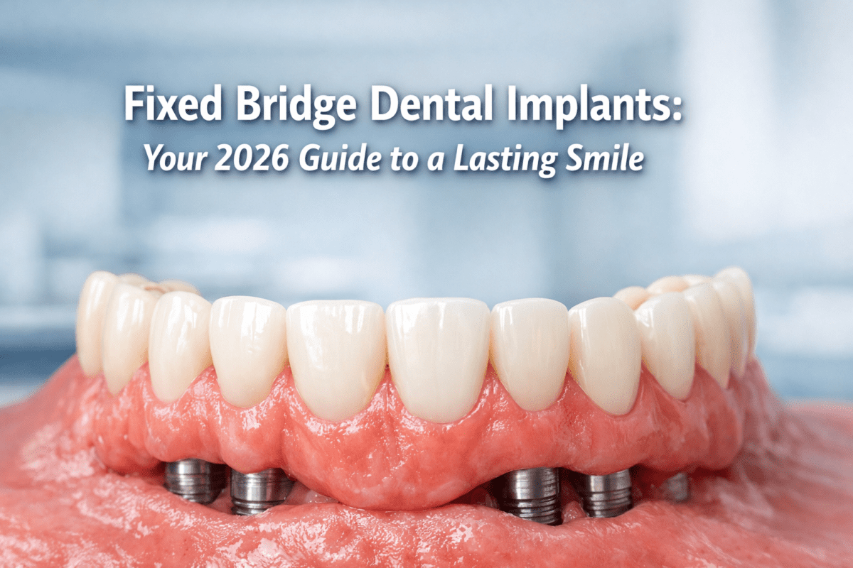 Fixed Bridge Dental Implants: 2026 Guide to a New Smile in D