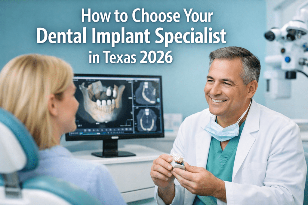 how to choose a dental implant specialist in texas