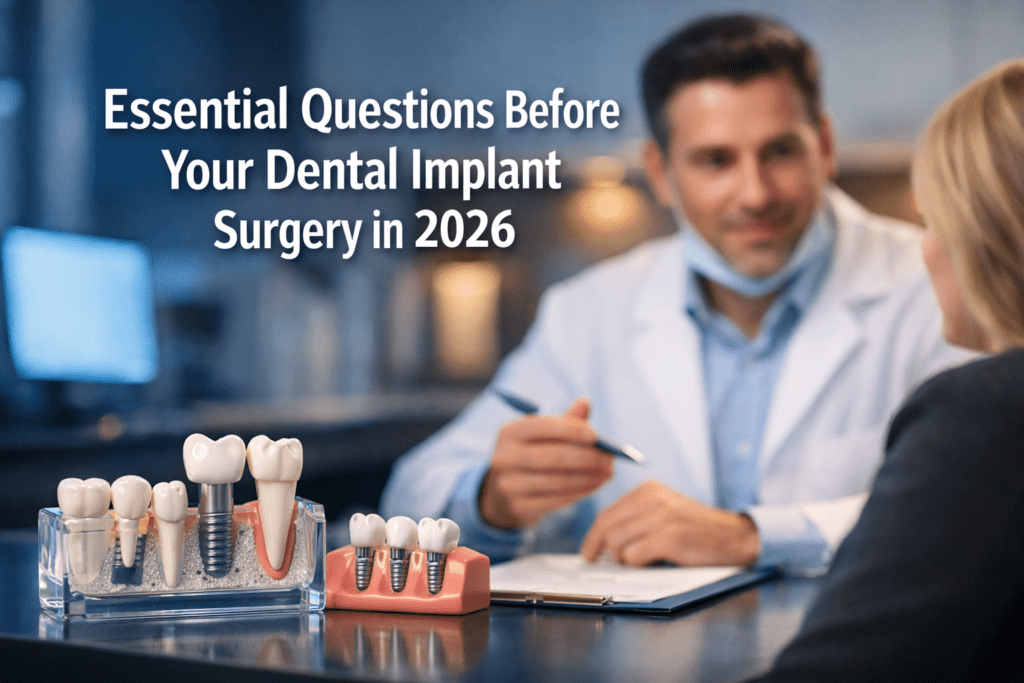 questions to ask before dental implant surgery
