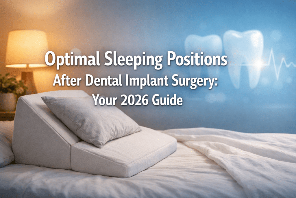 sleeping positions after dental implant surgery