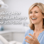 talking after dental implant surgery
