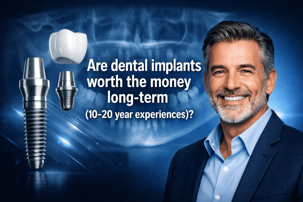 Are dental implants worth the money long-term (10–20 year experiences)?