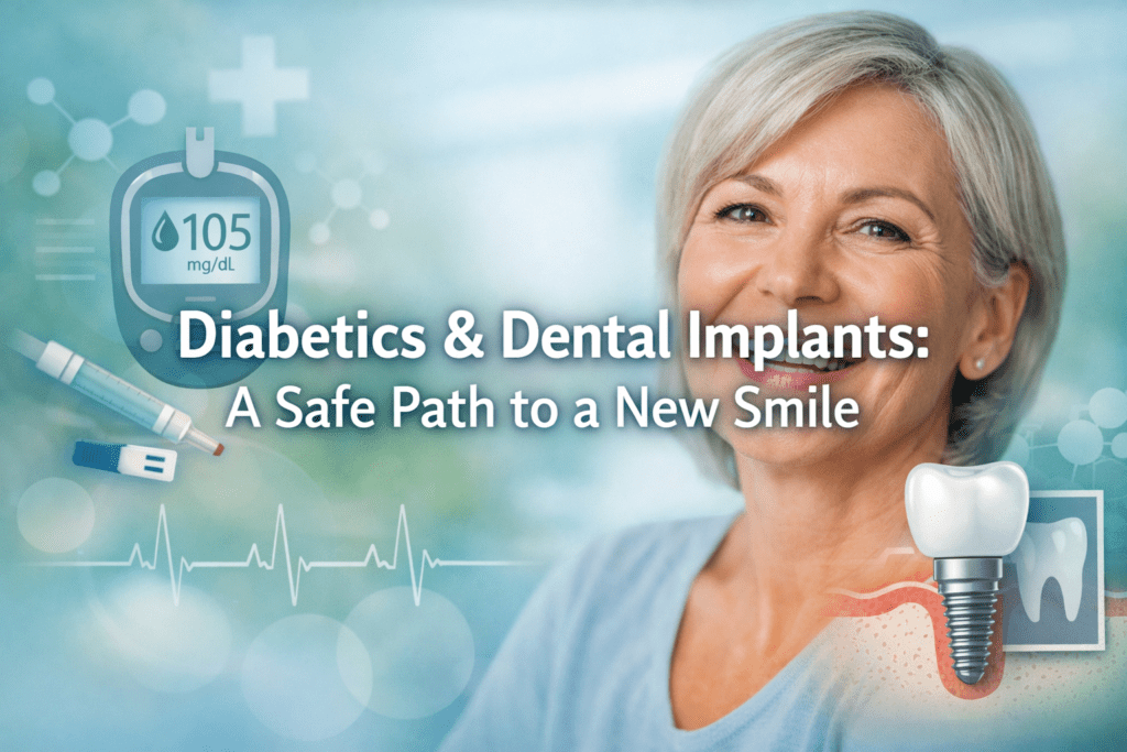 Can diabetics safely get dental implants and what precautions are needed?