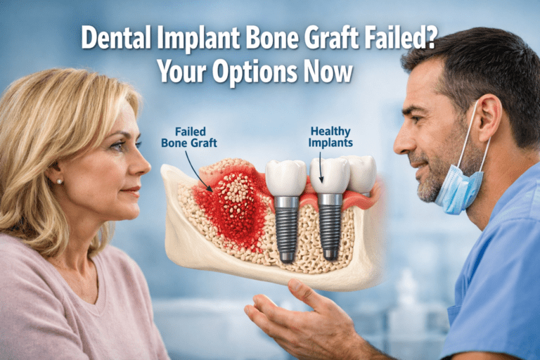 Dental implant bone graft failed - now what are my options?