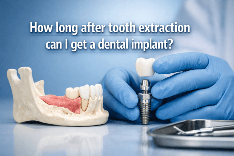 How long after tooth extraction can I get a dental implant?