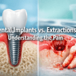 How painful are dental implants compared to tooth extraction?
