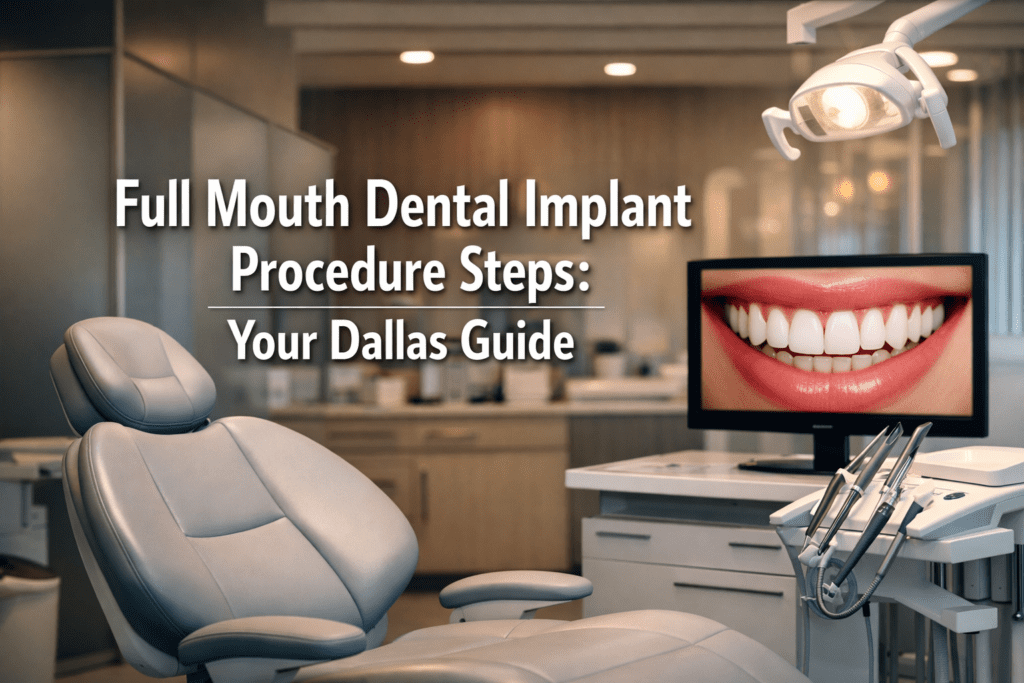 full mouth dental implant procedure steps